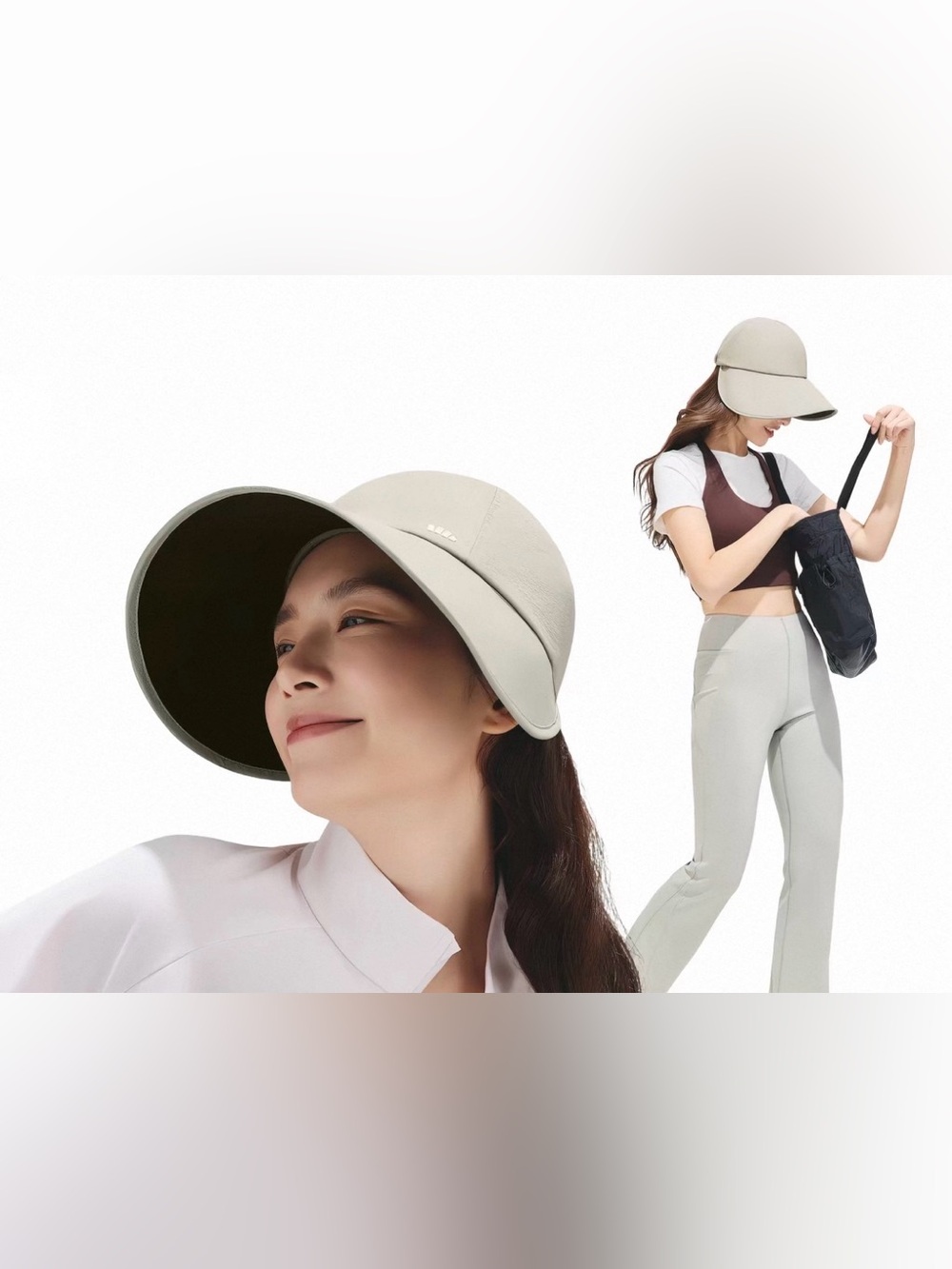 Beneunder Women's Sun Protection Hat UPF 100+ BM715 beige color
